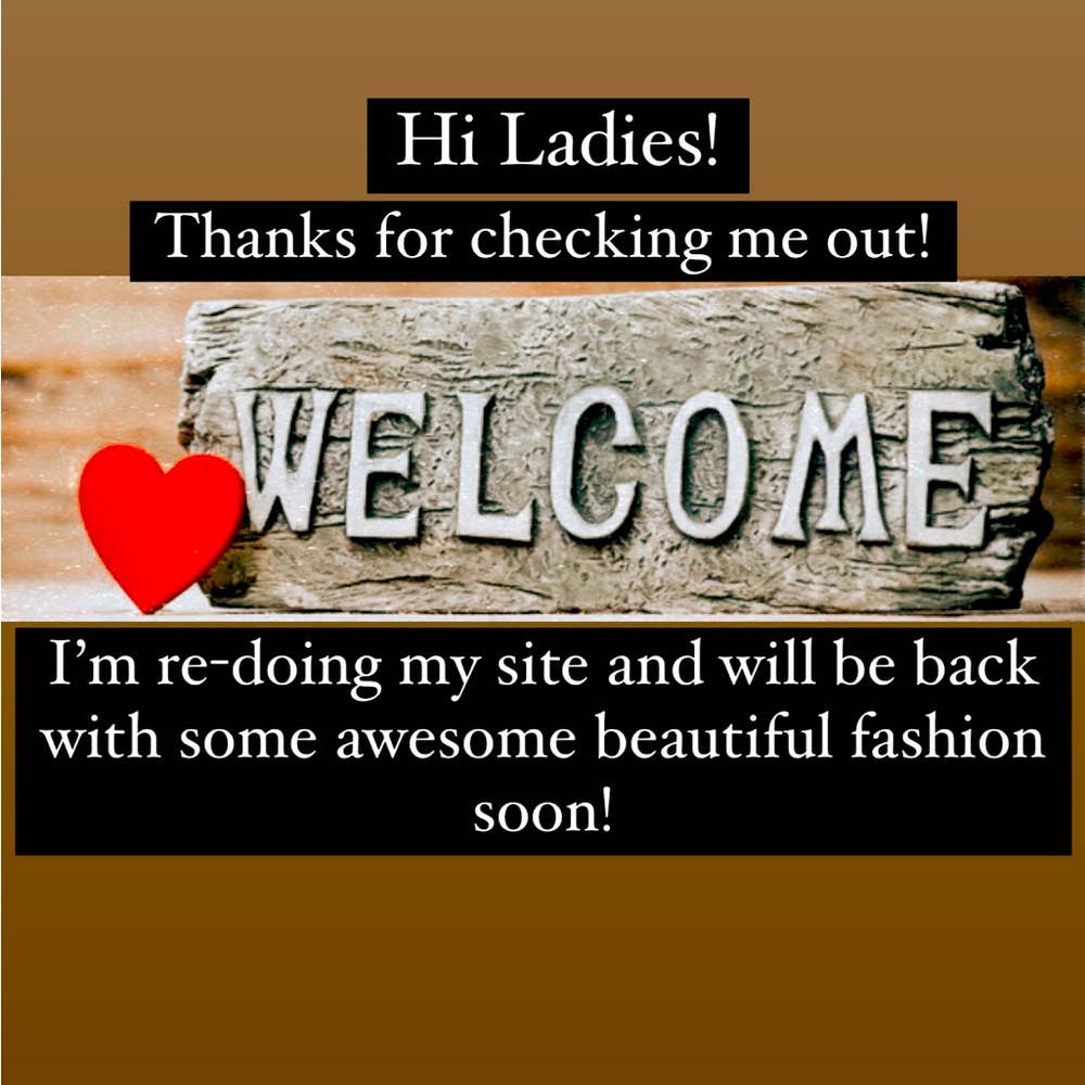 Be back soon!!!! Keep checking back with all kinds of clothes, shoes & more!